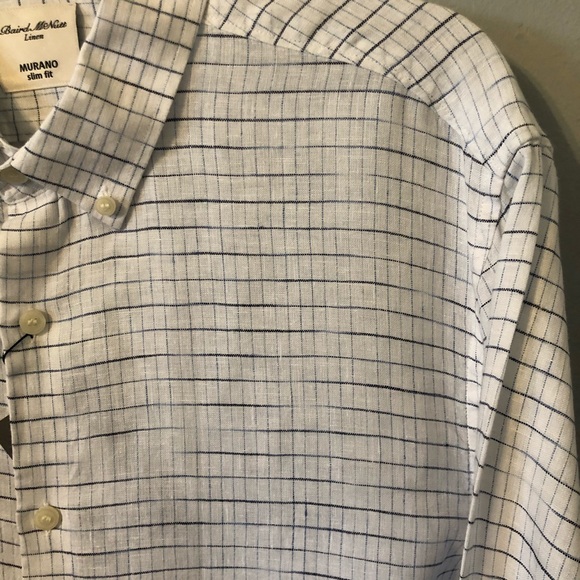 Murano Other - Baird McNutt by Murano Linen Slim Fit Men’s Shirt